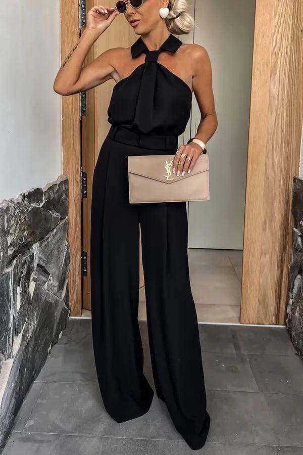 Elegant Women's Two-Piece Jumpsuit: Stylish & Comfortable