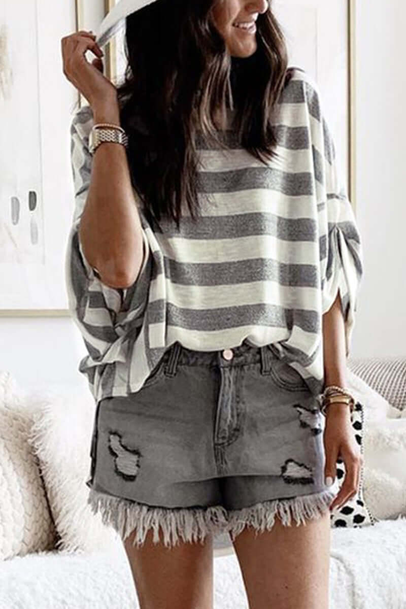 Women's Striped Casual Summer Top