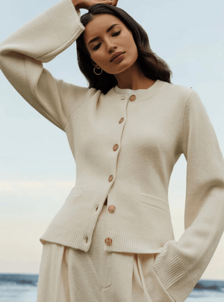 Women's Long Flare Sleeve Knit Sweater