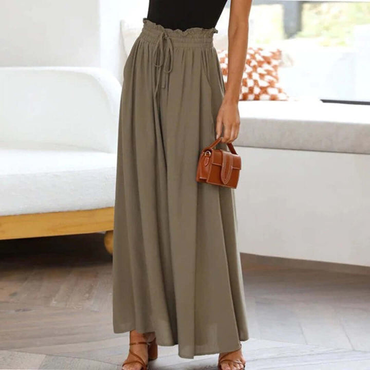 Women's Flowy Maxi Skirt with Pockets