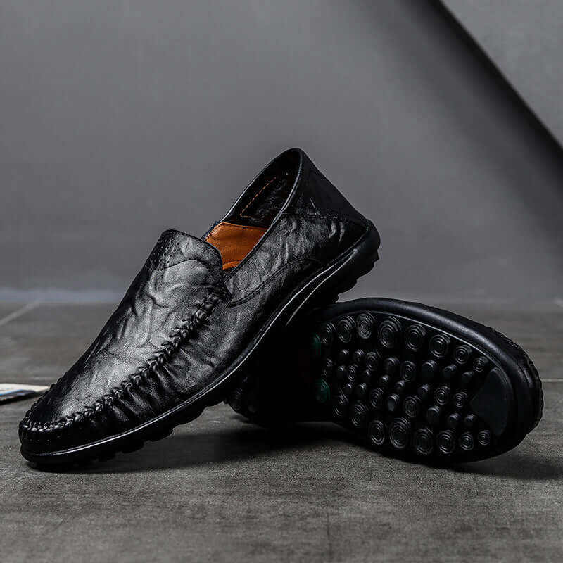 Men's Classic Formal Leather Loafers: Elegant & Comfortable