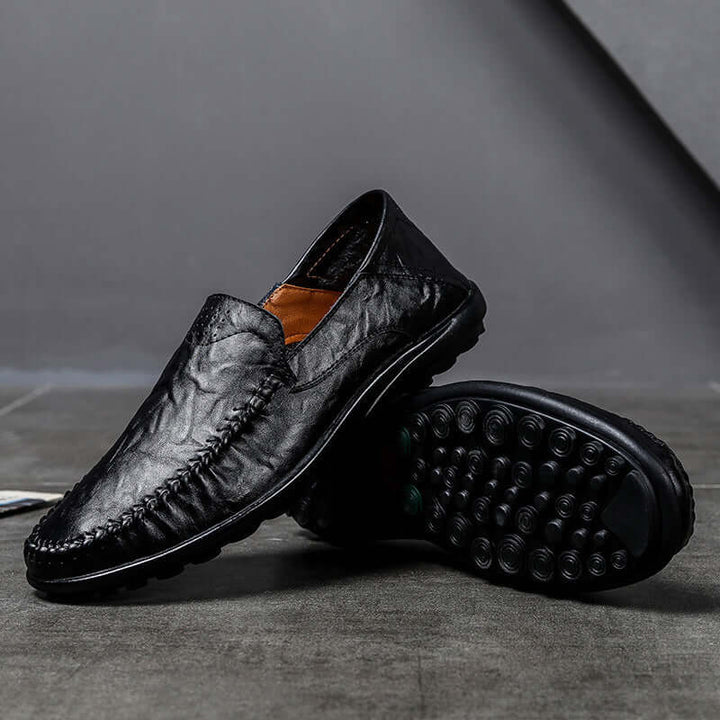 Men's Classic Formal Leather Loafers: Elegant & Comfortable