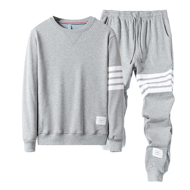 Men's Comfortable Long-Sleeve Sweater & Jogger Set