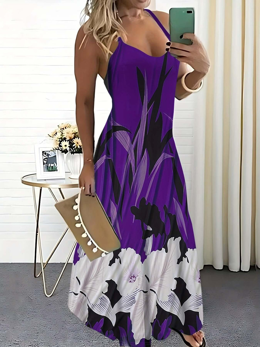 Floral Print Summer Dress: Versatile & Comfortable