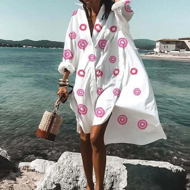 Women's Comfortable Midi Dress: Elegant & Versatile