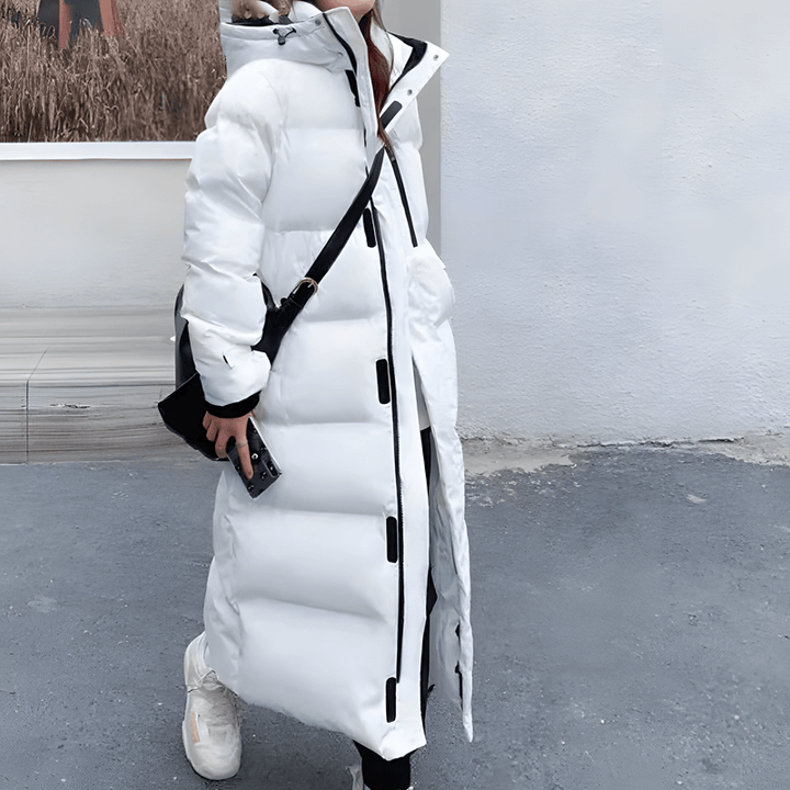Women's Long Padded Hooded Jacket