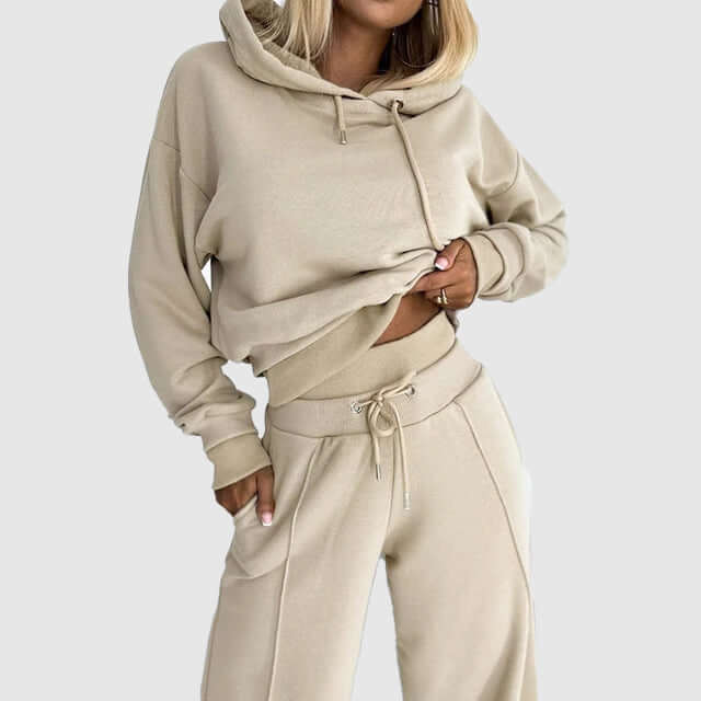 Women's Cozy Loungewear Set: Soft & Plush Two-Piece