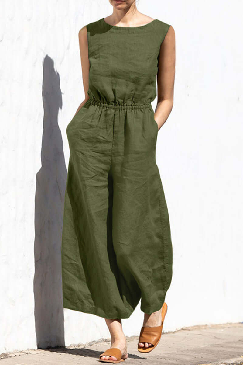 Women's Casual Loose-Fit Jumpsuit: Relaxed Style