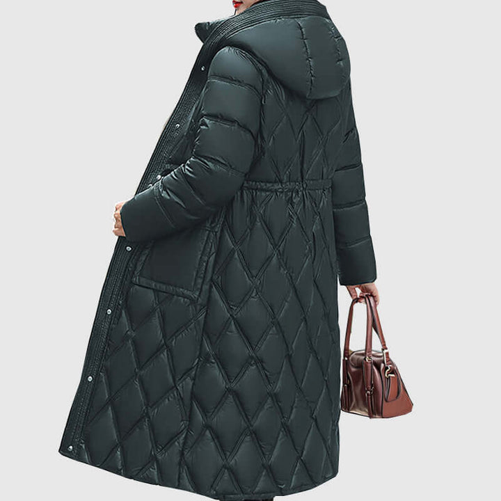 Women's Insulated Hooded Jacket: Warm & Stylish Winter Wear