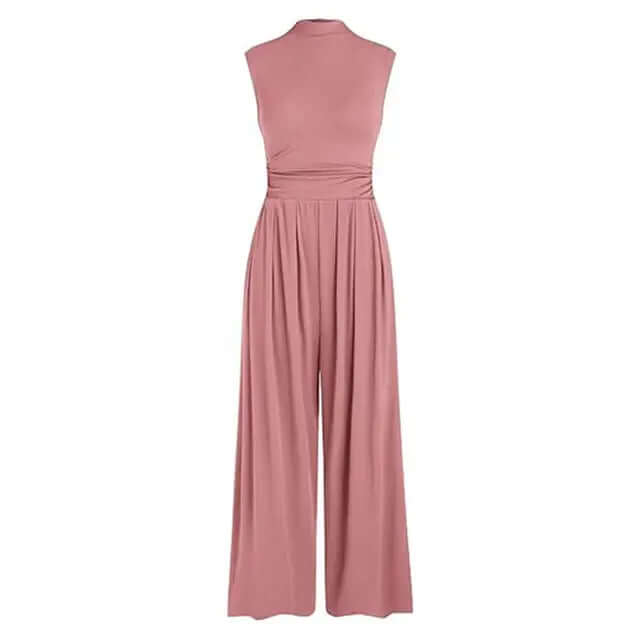 Elegant Women's Wide-Leg Formal Jumpsuit