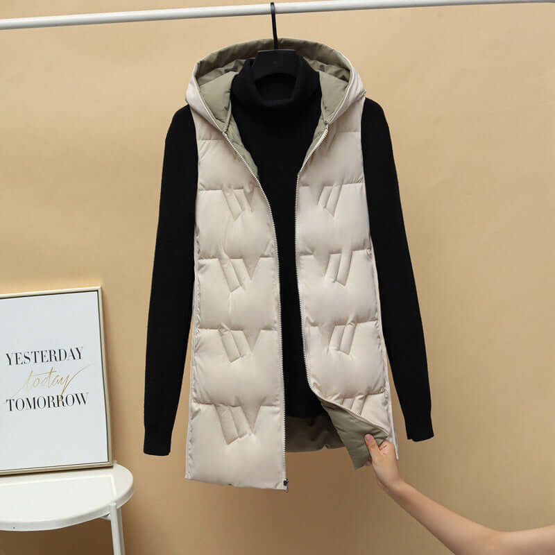 Women's Slim-Fit Hooded Cardigan: Warm & Stylish