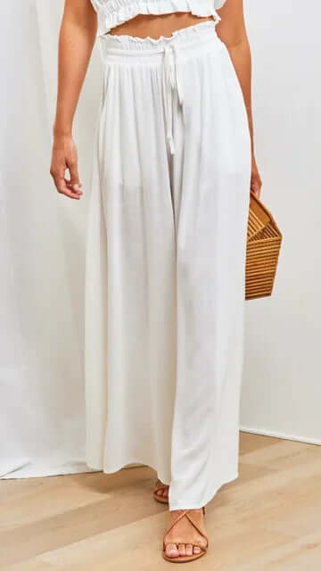 Women's Loose-Fit Drawstring Trousers: Summer Comfort