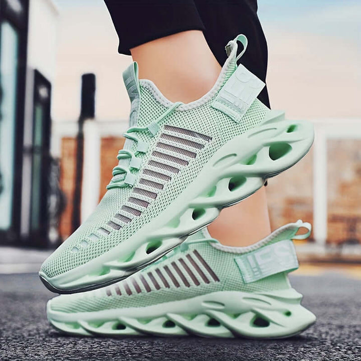 Men's Breathable Running Shoes with Cushioned Sole