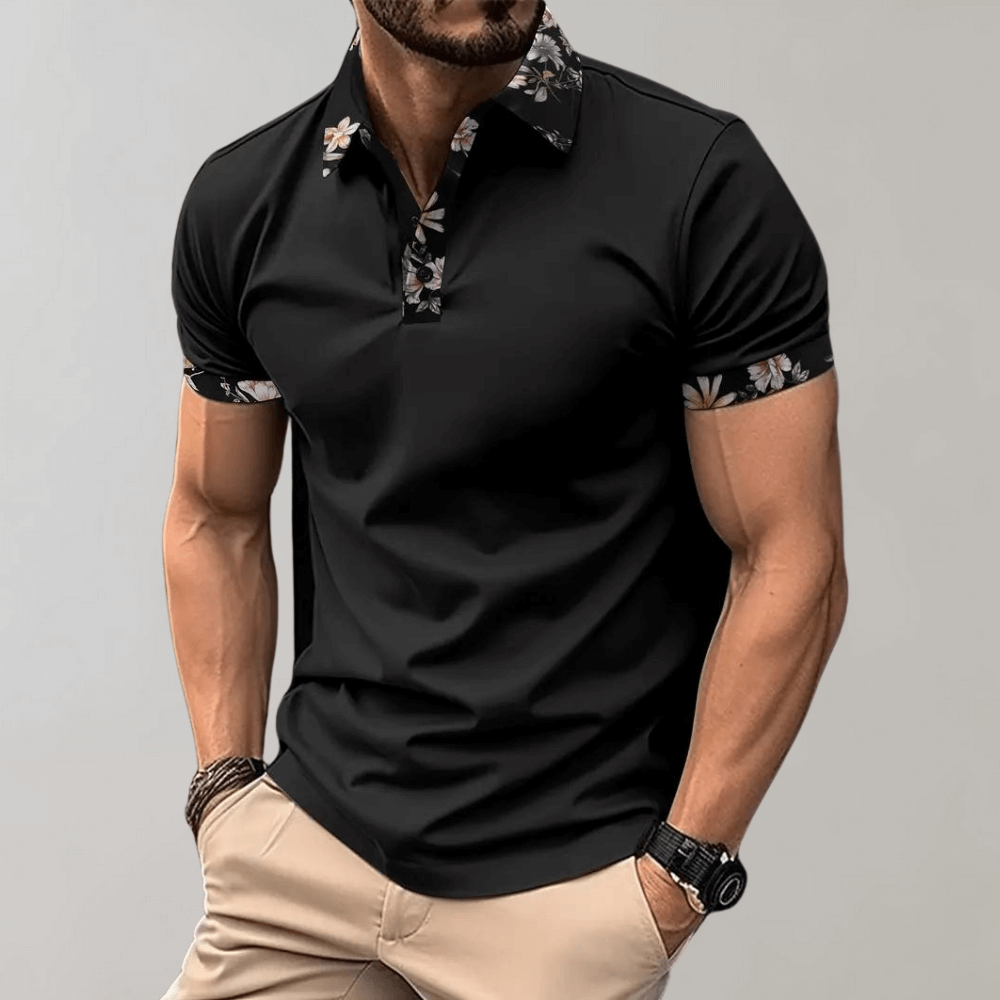 Men's Classic Fit Polo Shirt: Breathable, Short Sleeve Casual Top