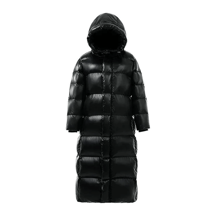 Women's Long Padded Jacket - Winter Warmth & Style