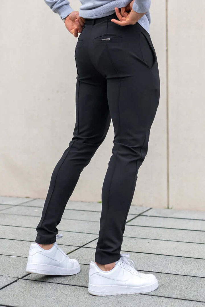Men's Slim Fit Long Trousers: Stylish & Comfortable