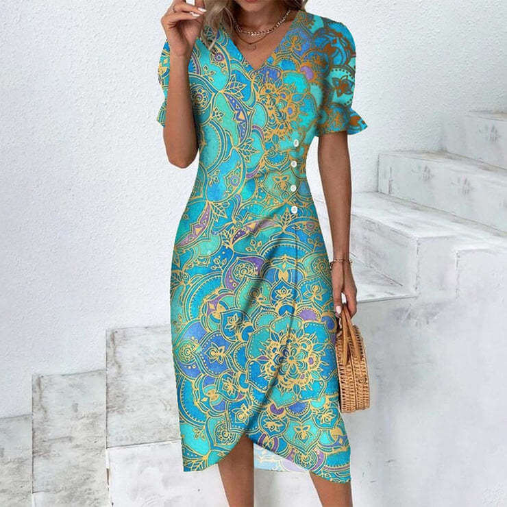 Women's Summer Knee-Length Relaxed Dress
