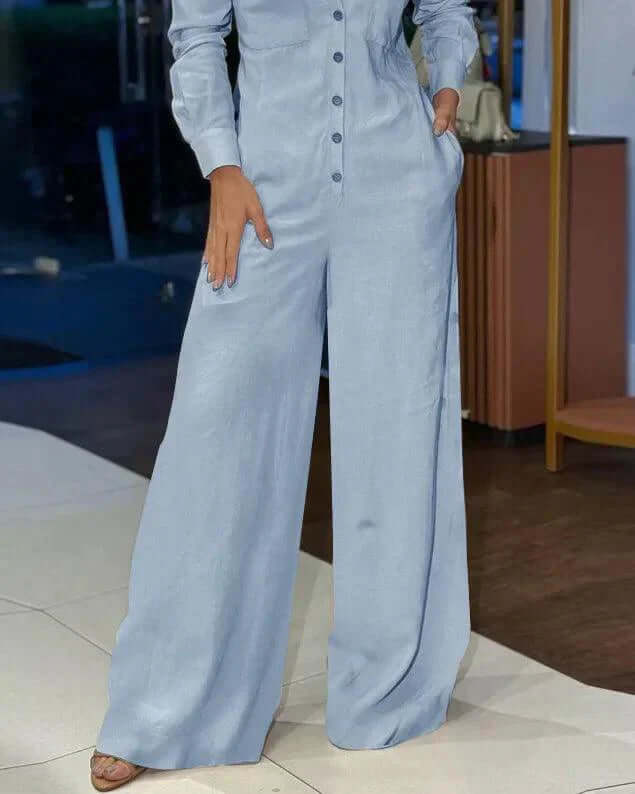 Elegant Sleeveless Wide-Leg Jumpsuit for Women