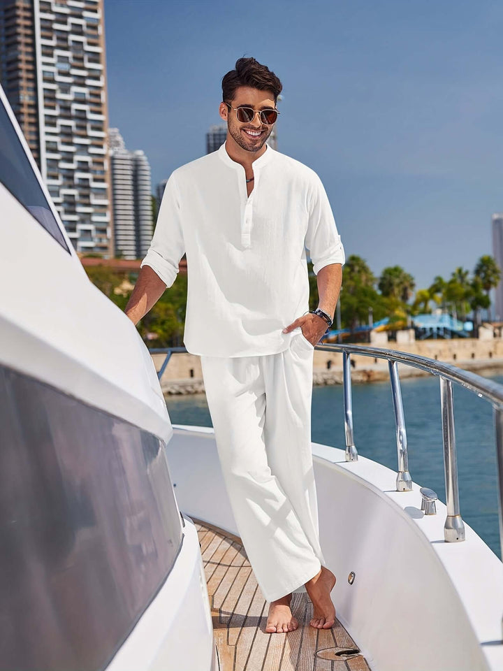 Men's Linen Summer Set: Breathable & Sustainable Outfit
