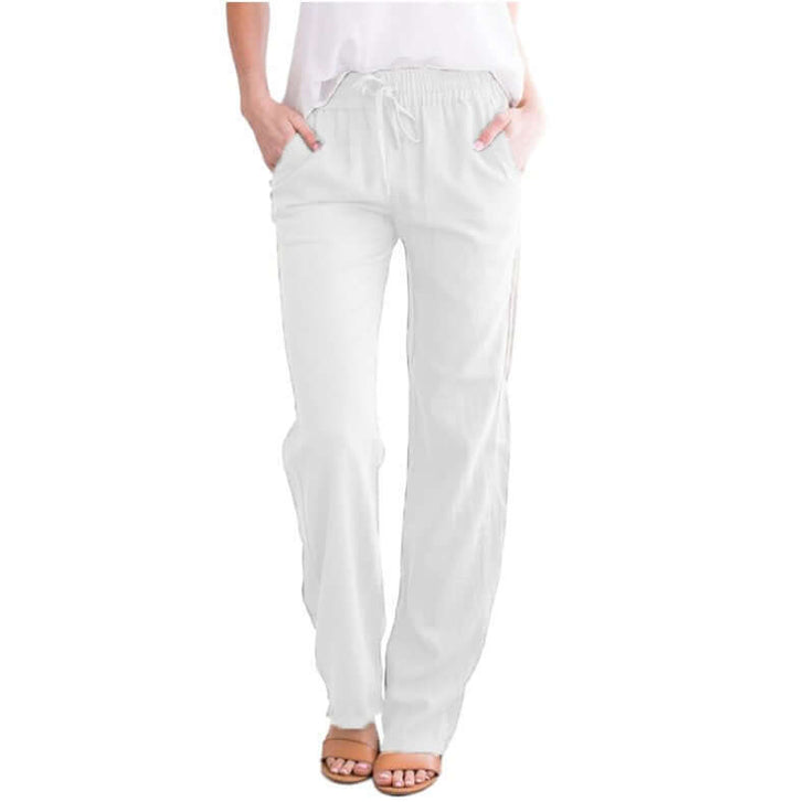 Women's Wide-Leg Drawstring Pants