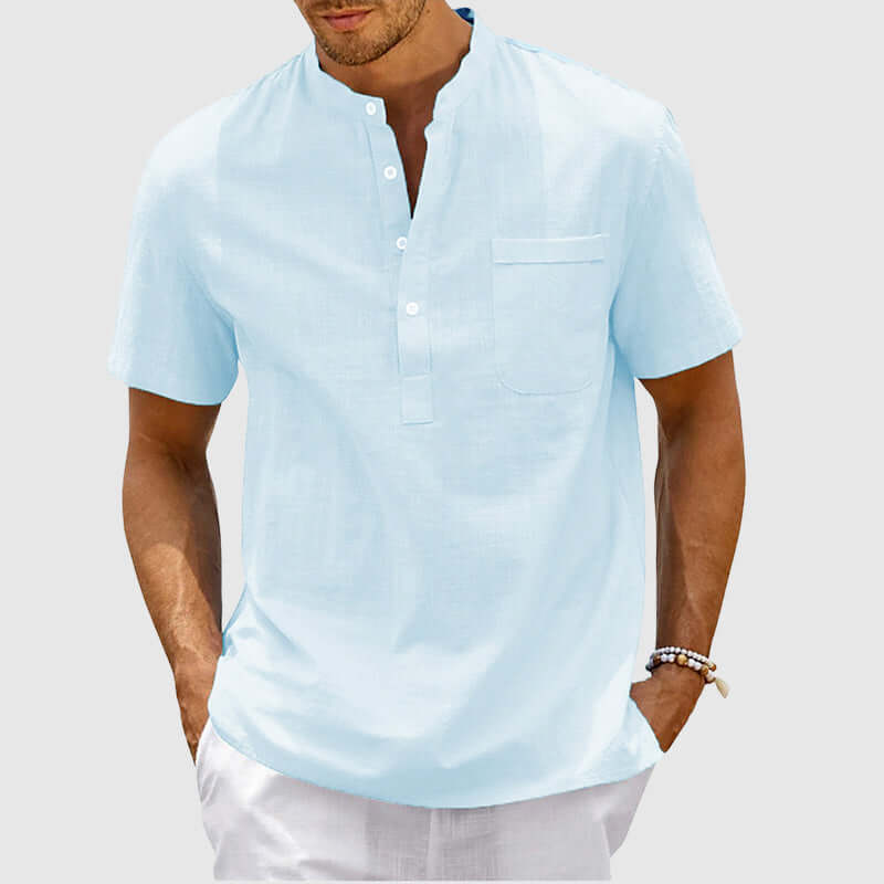 Men's Relaxed Fit Summer Beach Shirt