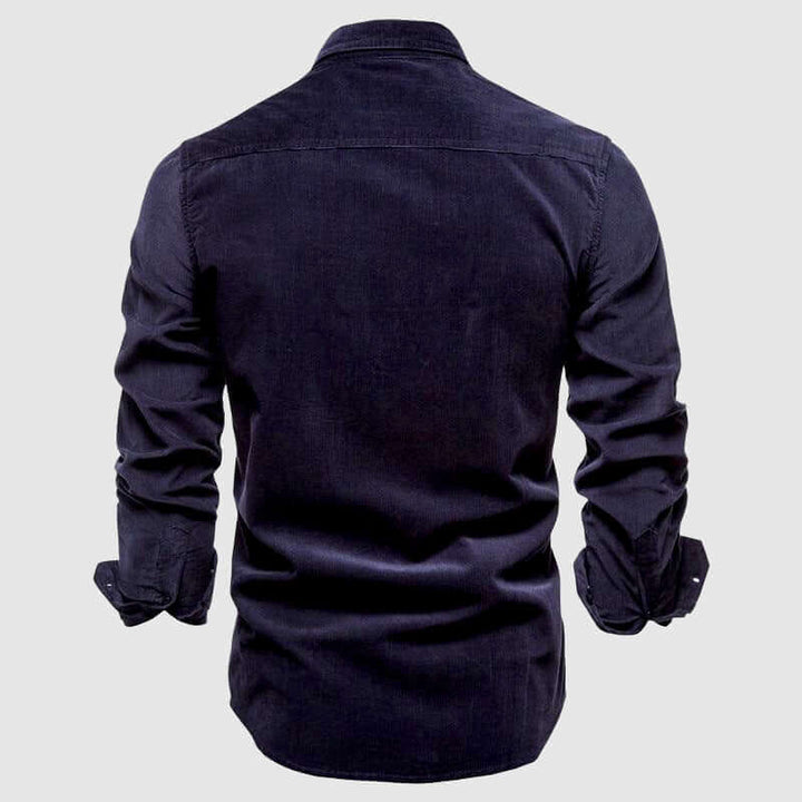 Men's Casual Long Sleeve Shirt: Breathable & Stylish