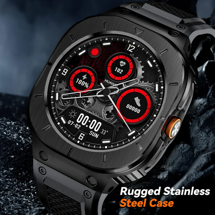 Rugged Stainless Steel Case Retrofit Kit for Samsung Galaxy Watch Ultra
