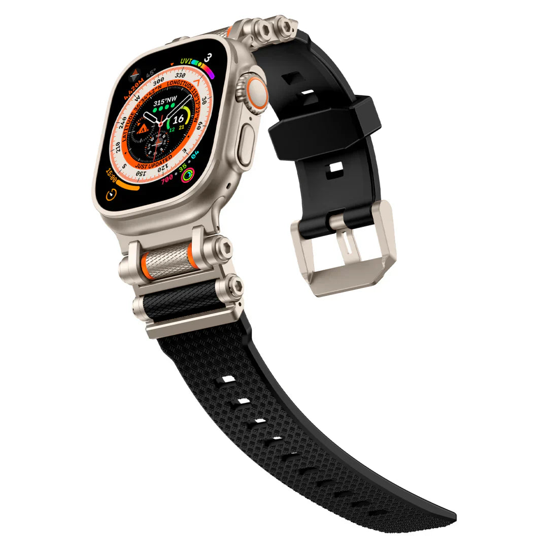 Rotation Axis Silicone Wristband for Apple Watch