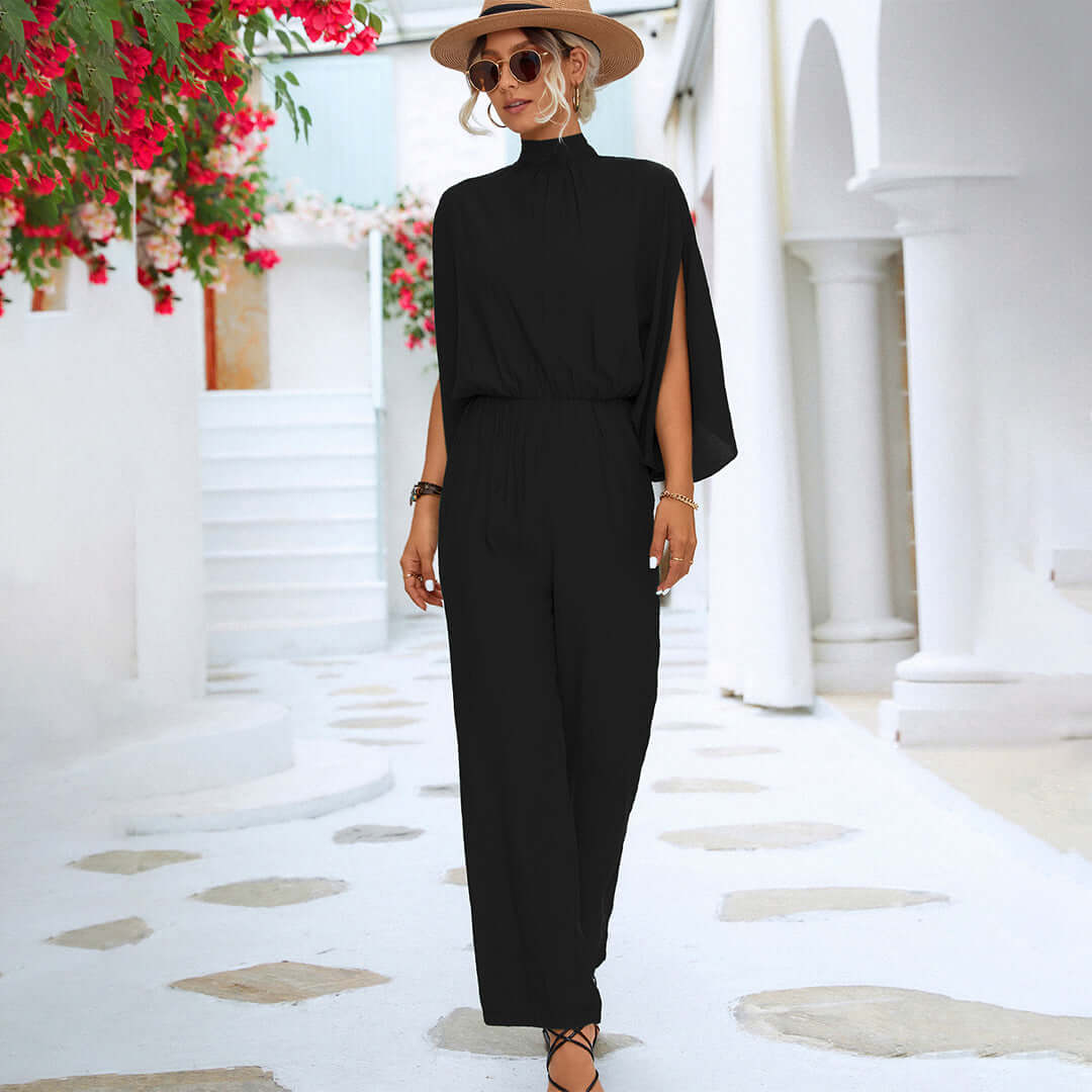 Women's Elegant Batwing Sleeve Jumpsuit