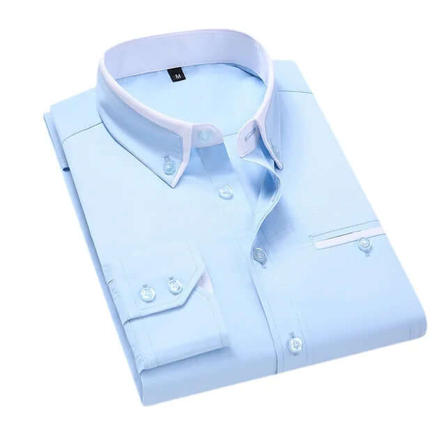 Men's Casual Long Sleeve Shirt: Stylish & Comfortable