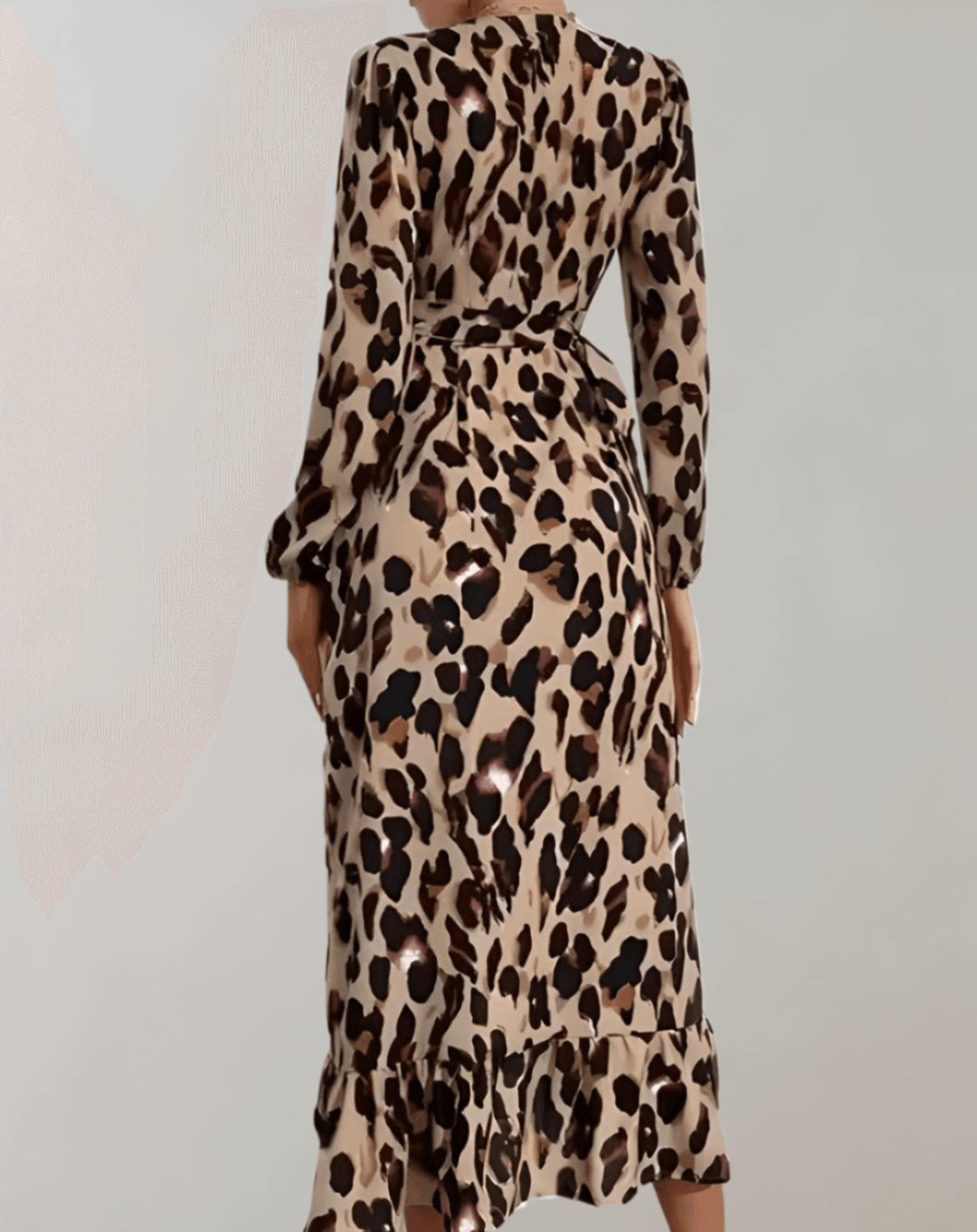 Summer Leopard Print Casual Dress