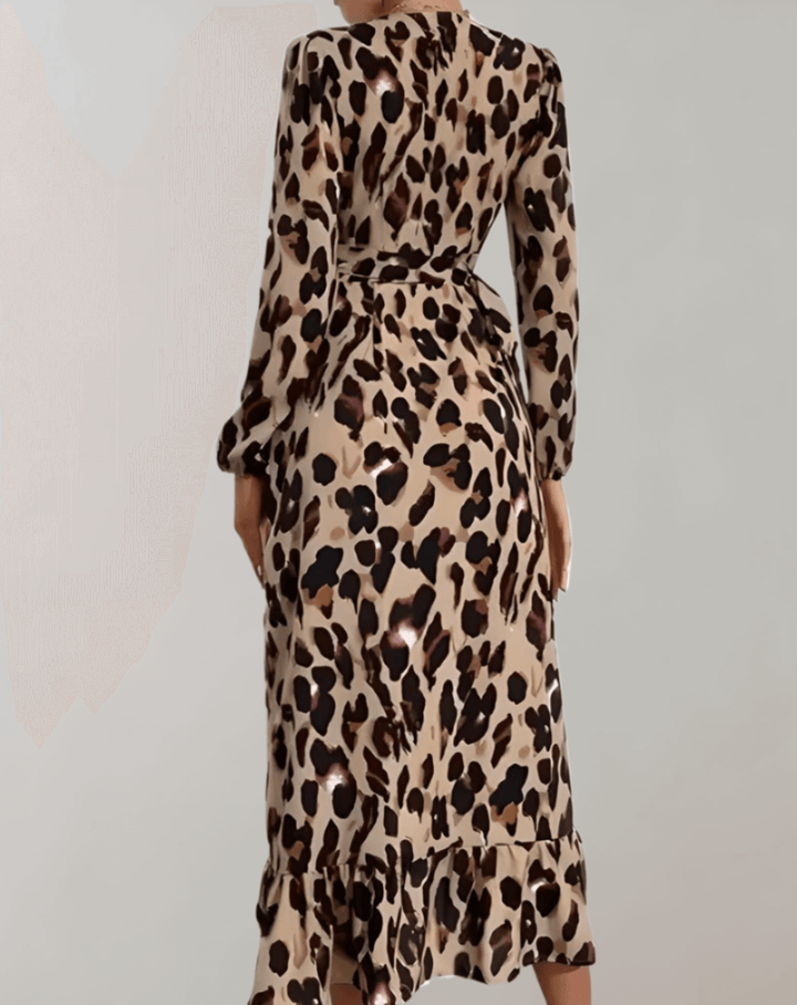 Summer Leopard Print Casual Dress