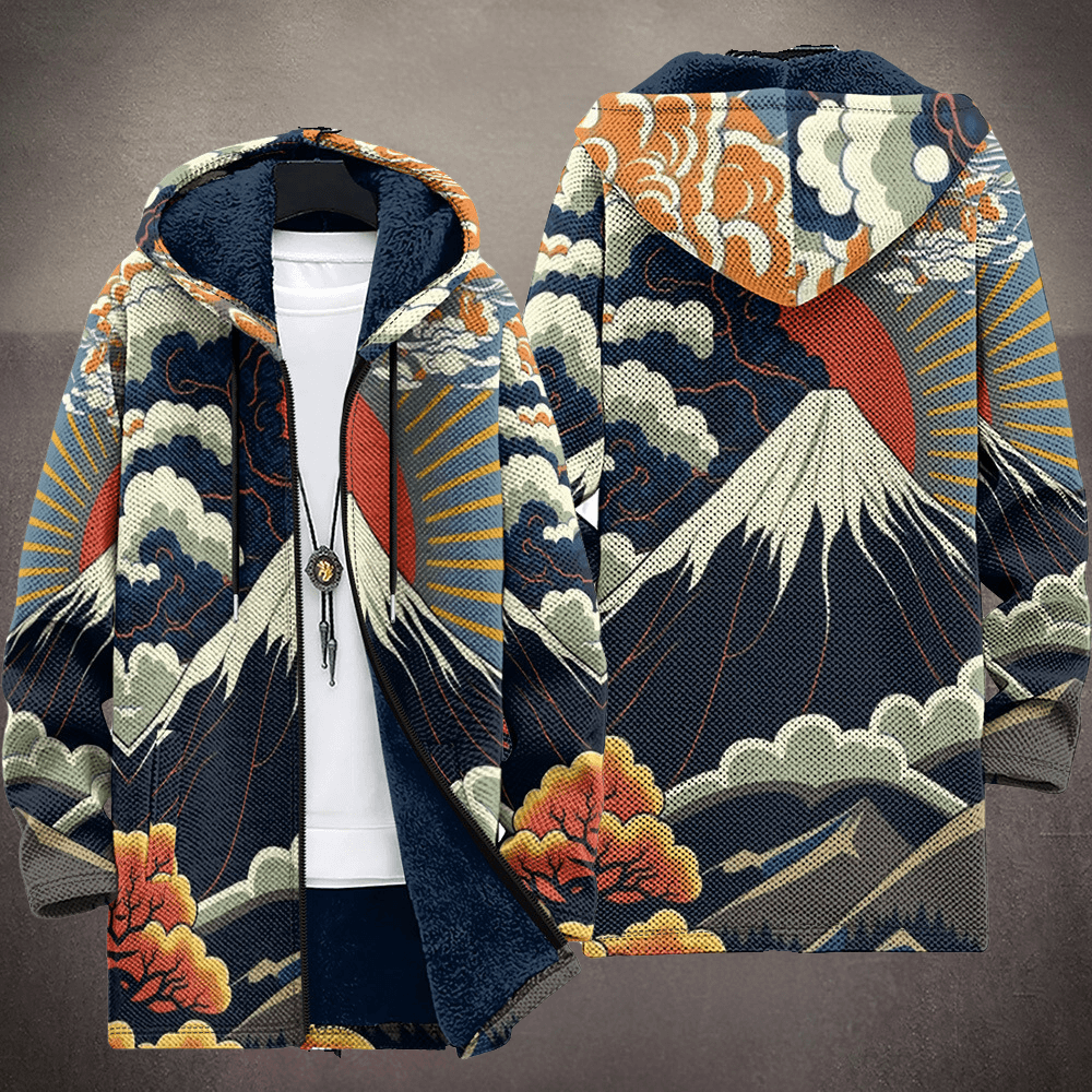 Luxurious art -inspired cardigan