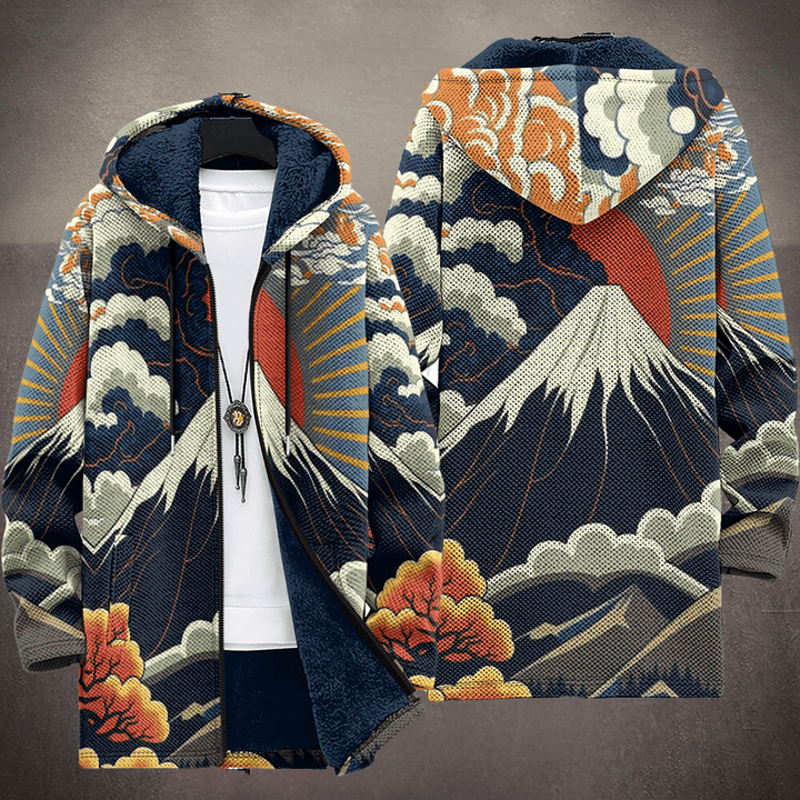 Luxurious art -inspired cardigan