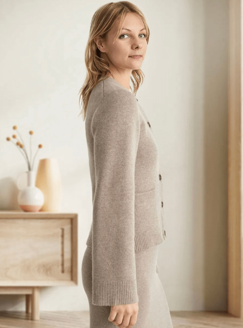 Women's Long Flare Sleeve Knit Sweater