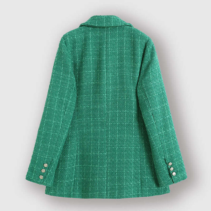 Women's Textured Double-Breasted Blazer