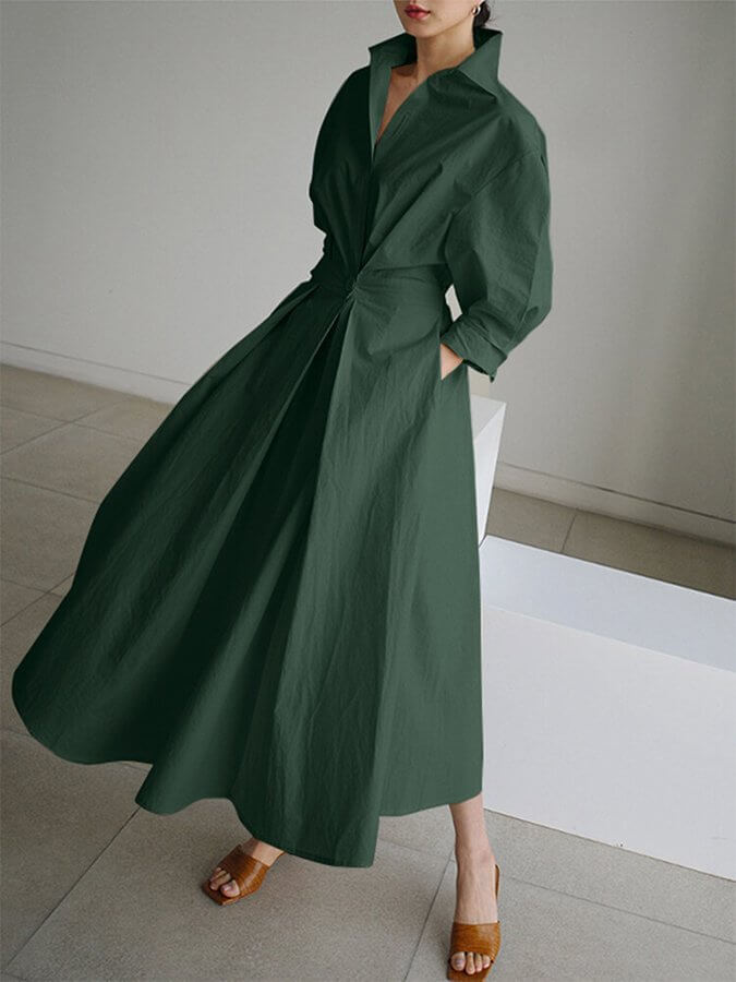Vintage-Inspired Women's A-Line Dress