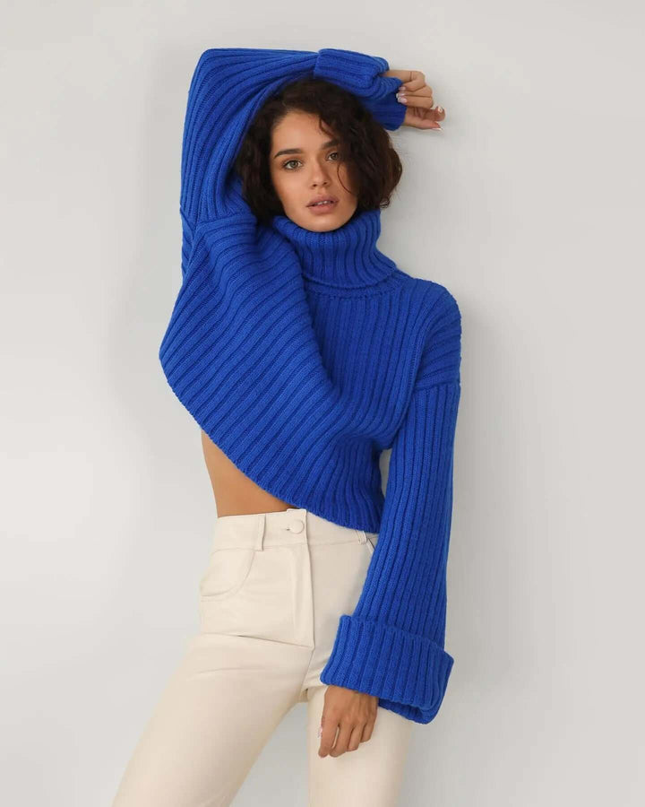 Women's Long Sleeve Pullover Sweater - Winter Warmth & Style