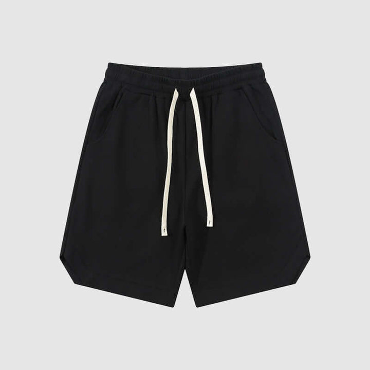 Men's Retro Cotton Twill Sport Shorts: Relaxed Fit