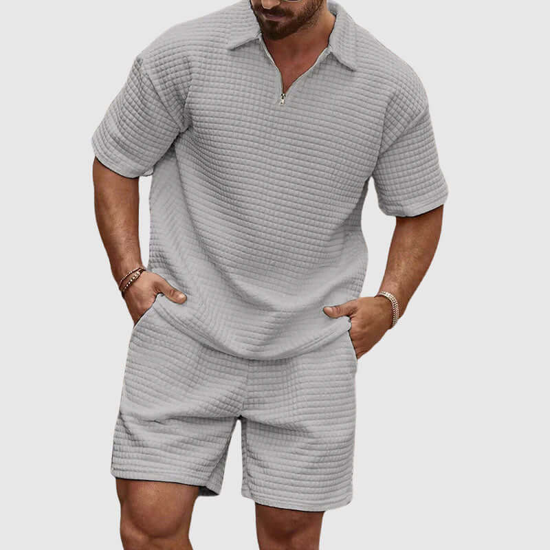 Men's Moisture-Wicking Active Set: Gym & Running Outfit