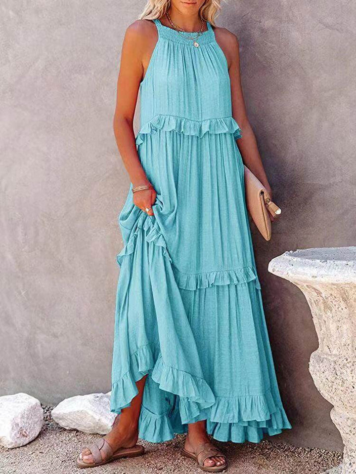 Women's Sleeveless Midi Summer Dress
