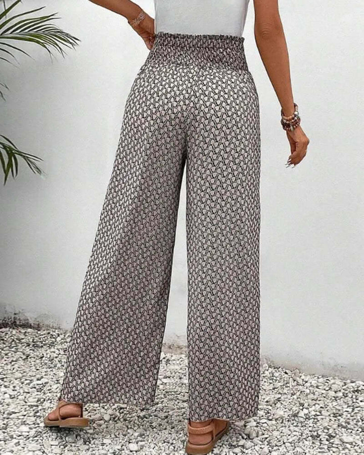Women's High Waist Wide Leg Palazzo Pants