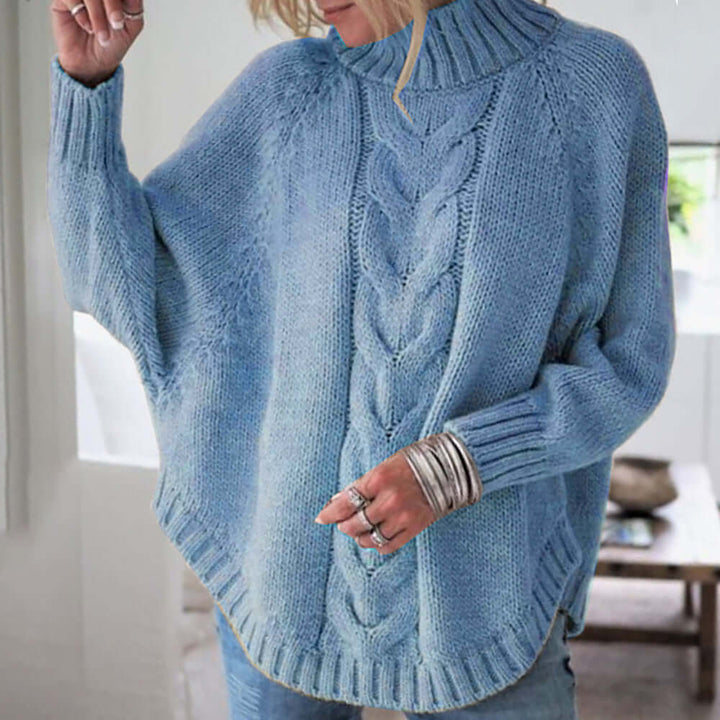 Women's Oversized Batwing Sleeve Winter Sweater