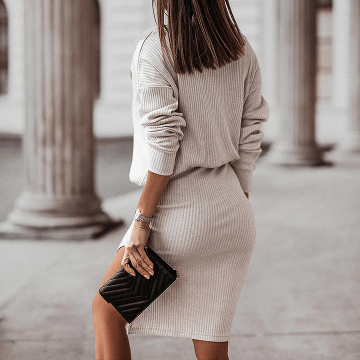 Women's Winter Turtleneck & Pencil Skirt Set