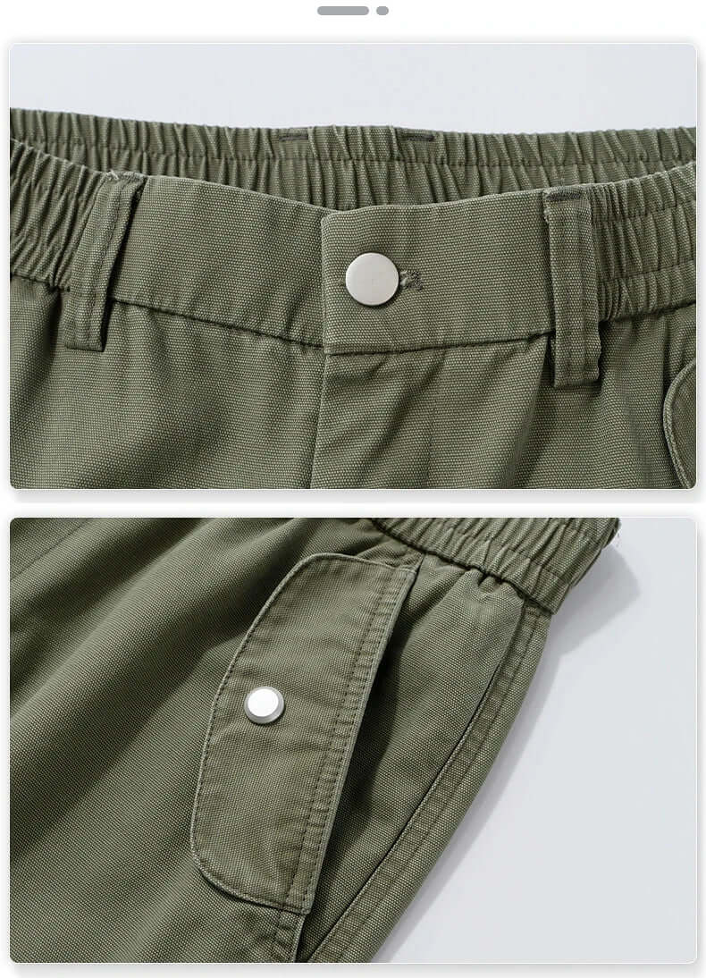 Men's Relaxed Fit Cargo Trousers: Multiple Pockets & Durable Cotton