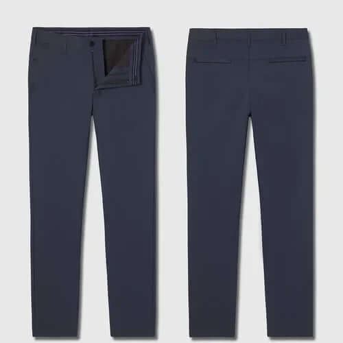 Men's Dirt-Repellent Casual Trousers: Slim Fit Outdoor Pants