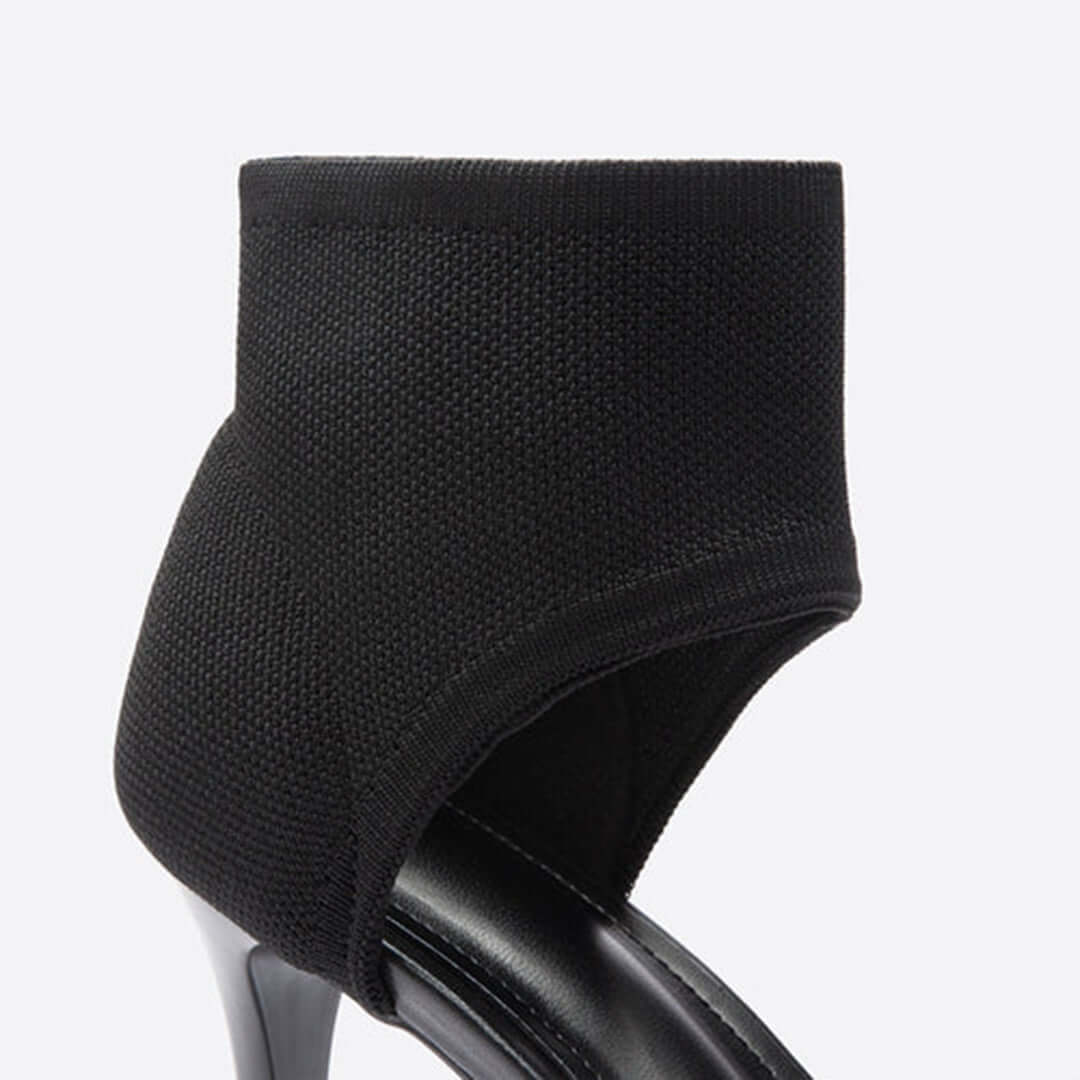 Women's Open-Toe Stiletto Sandals with Ankle Cuff