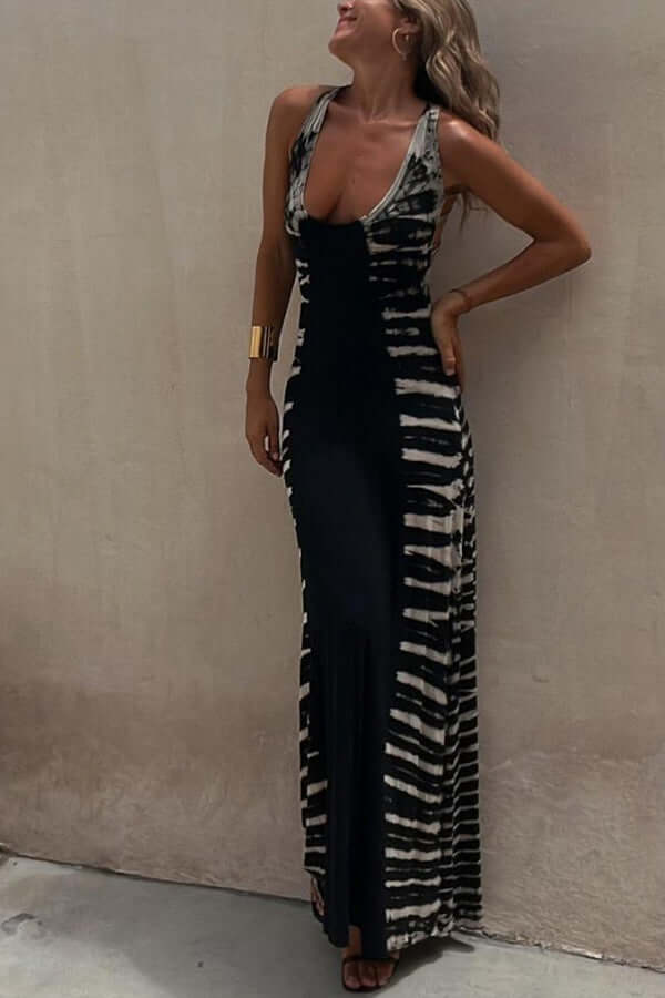 Women's Summer Midi Dress: Long Sleeve, Elegant Fit