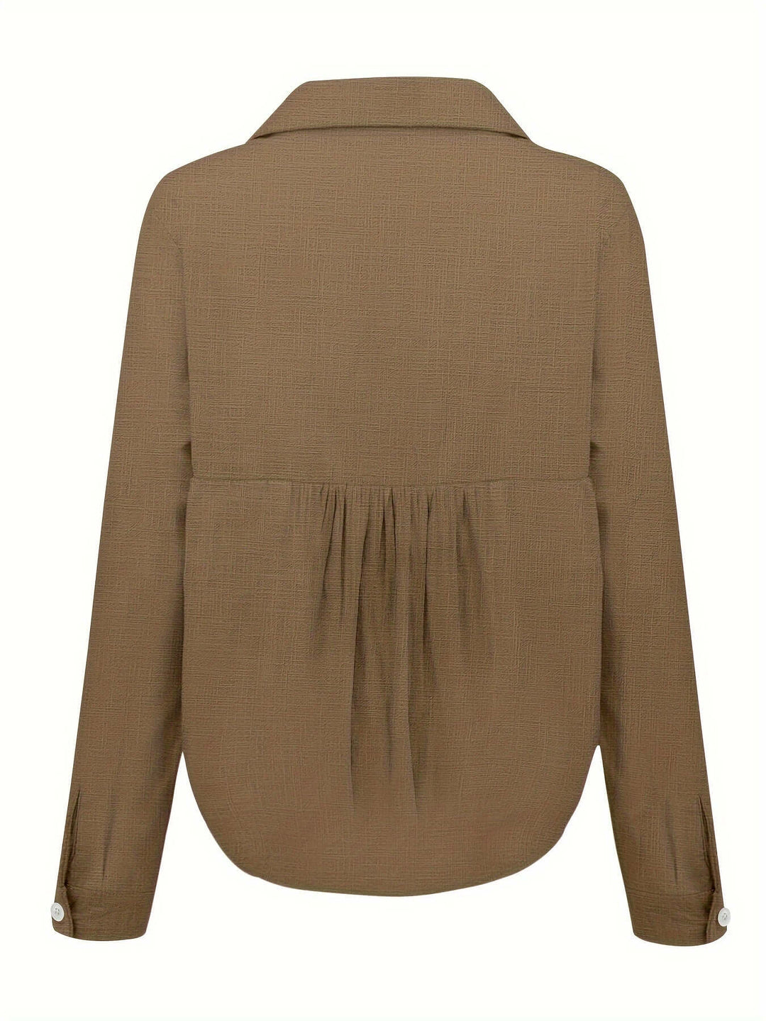 Women's Relaxed Fit Long Sleeve Cotton Shirt