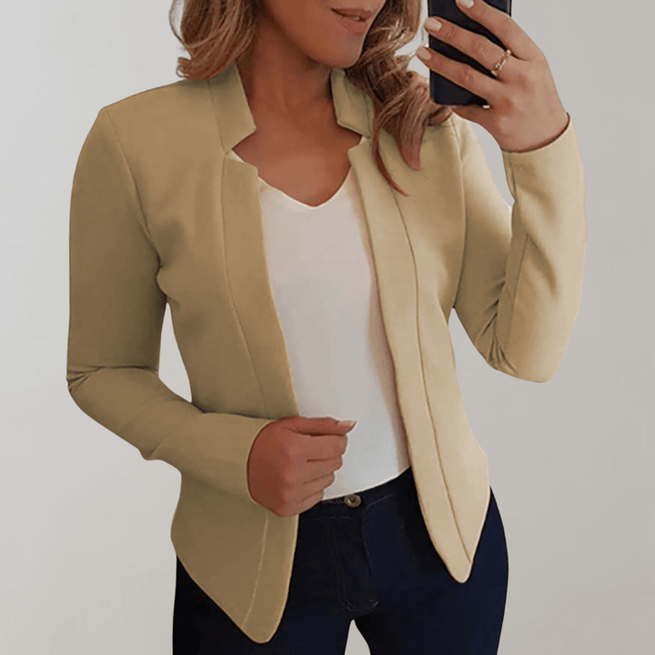 Women's Tailored Open-Front Blazer